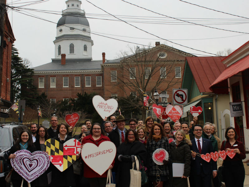 Preservation Maryland's History Advocacy Day in Annapolis, 2018.