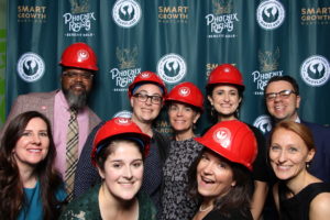 Preservation Maryland staff at our Phoenix Rising gala, October 2019.