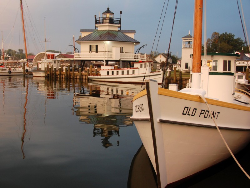 Old Point at the Chesapeake Bay Maritime Museum. Photo from CBMM.