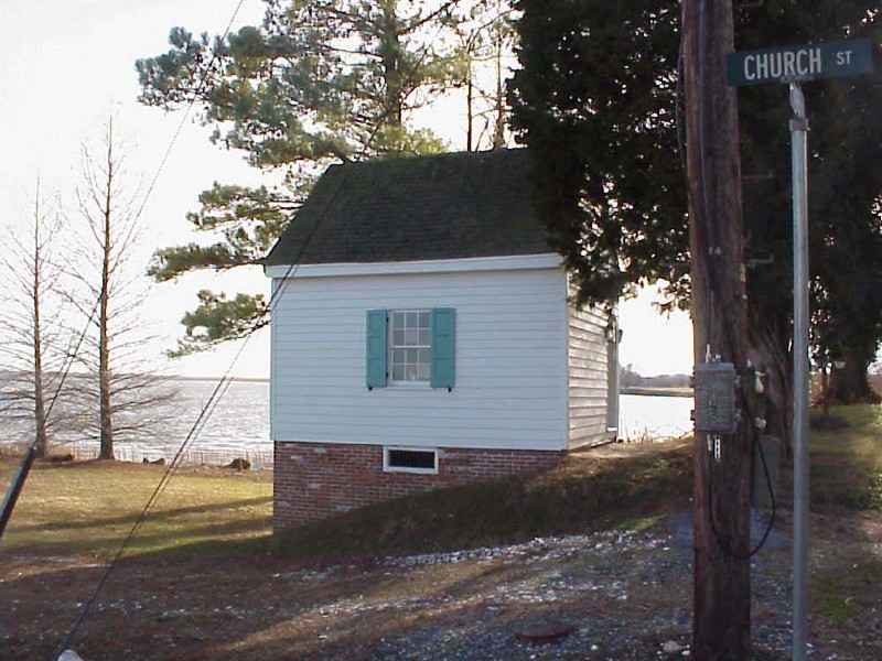 Old Customs House in Vienna, Maryland on the Nanticoke River.