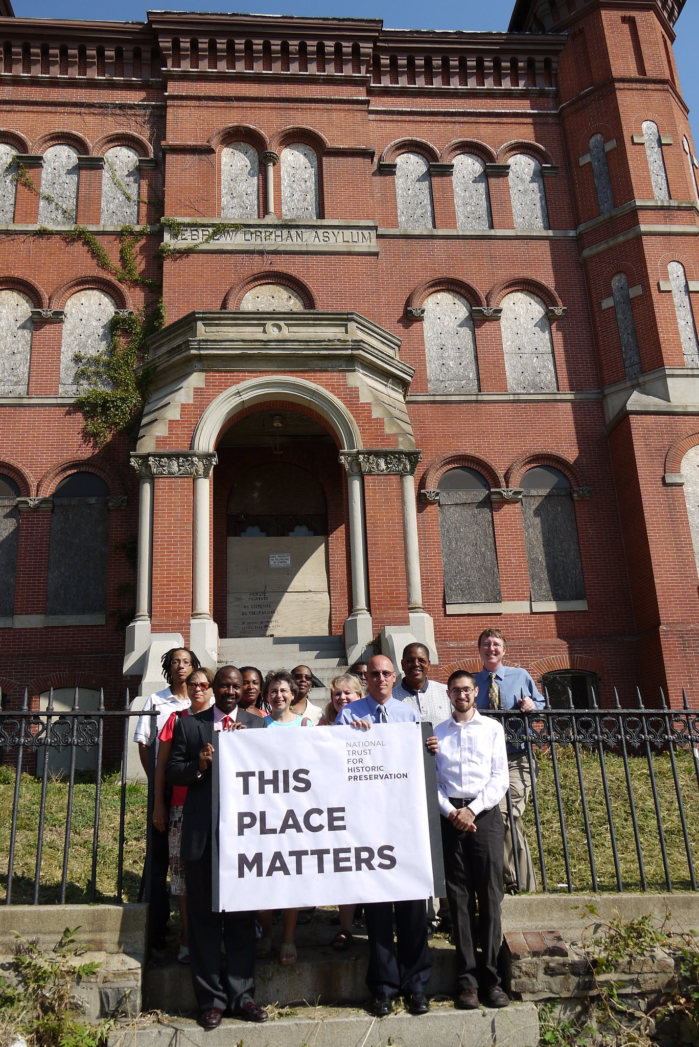 Coppin Heights Community Development Corporation and Baltimore Heritage at the Hebrew Orphan Asylum, 2009.