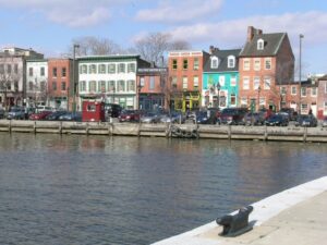 Fells Point, 2006. The Point in Fells (right), Tax Credit Project.