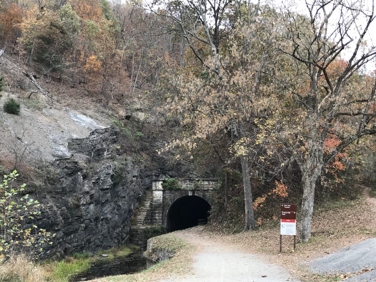 Maryland Road Trip to pawpaw tunnel in Allegany County